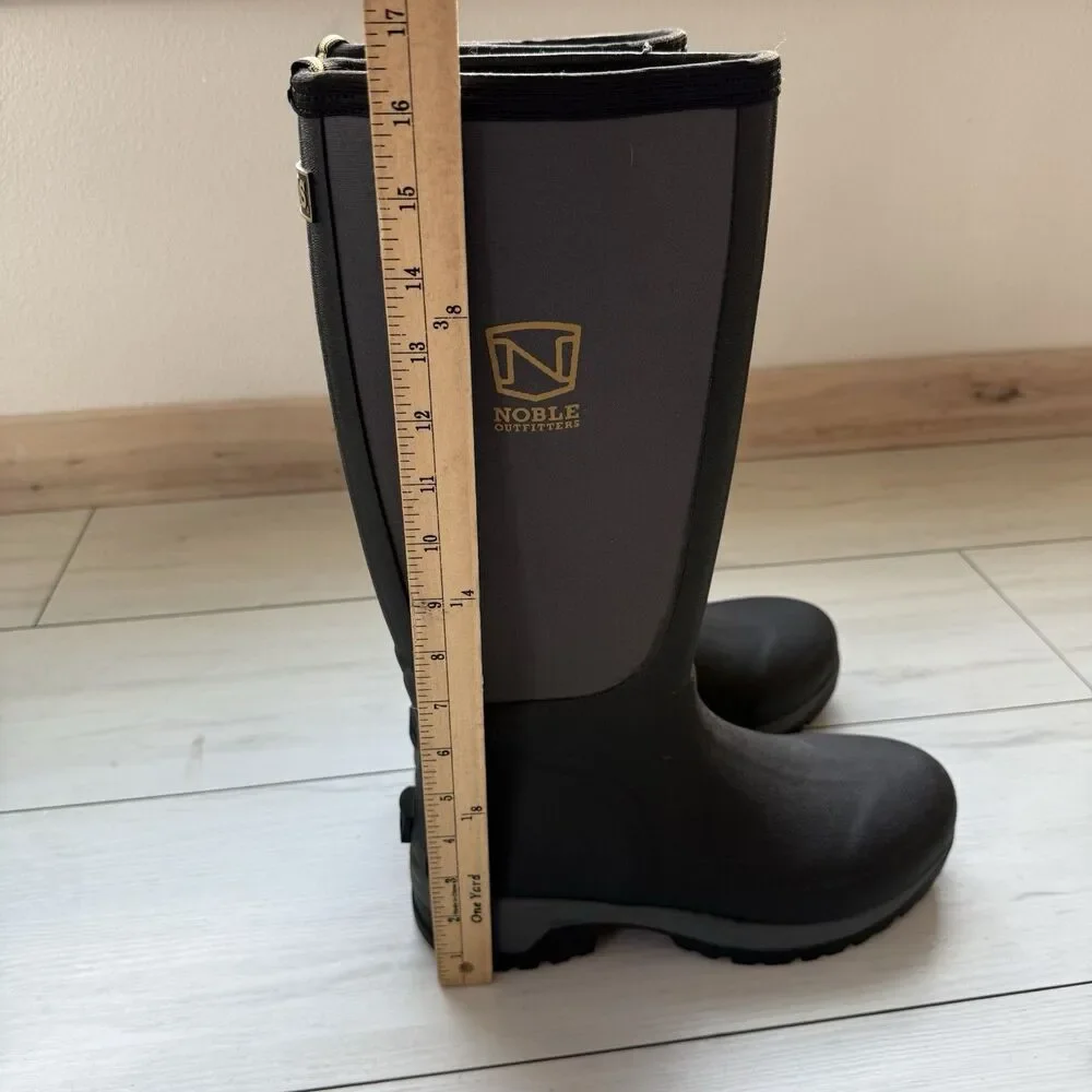 Mens Noble Outfitters Muds Size 8R Tall Rubber Boots Chore Outdoors